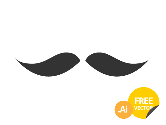 530x400 Mustache Icons