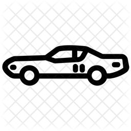 256x256 Mustang Boss Icon Of Line Style