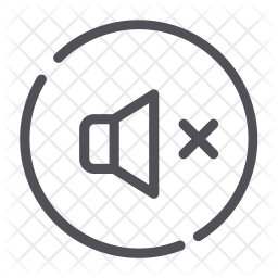 256x256 Mute Icon Of Line Style