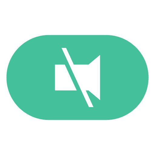 512x512 Mute Button Flat Icon