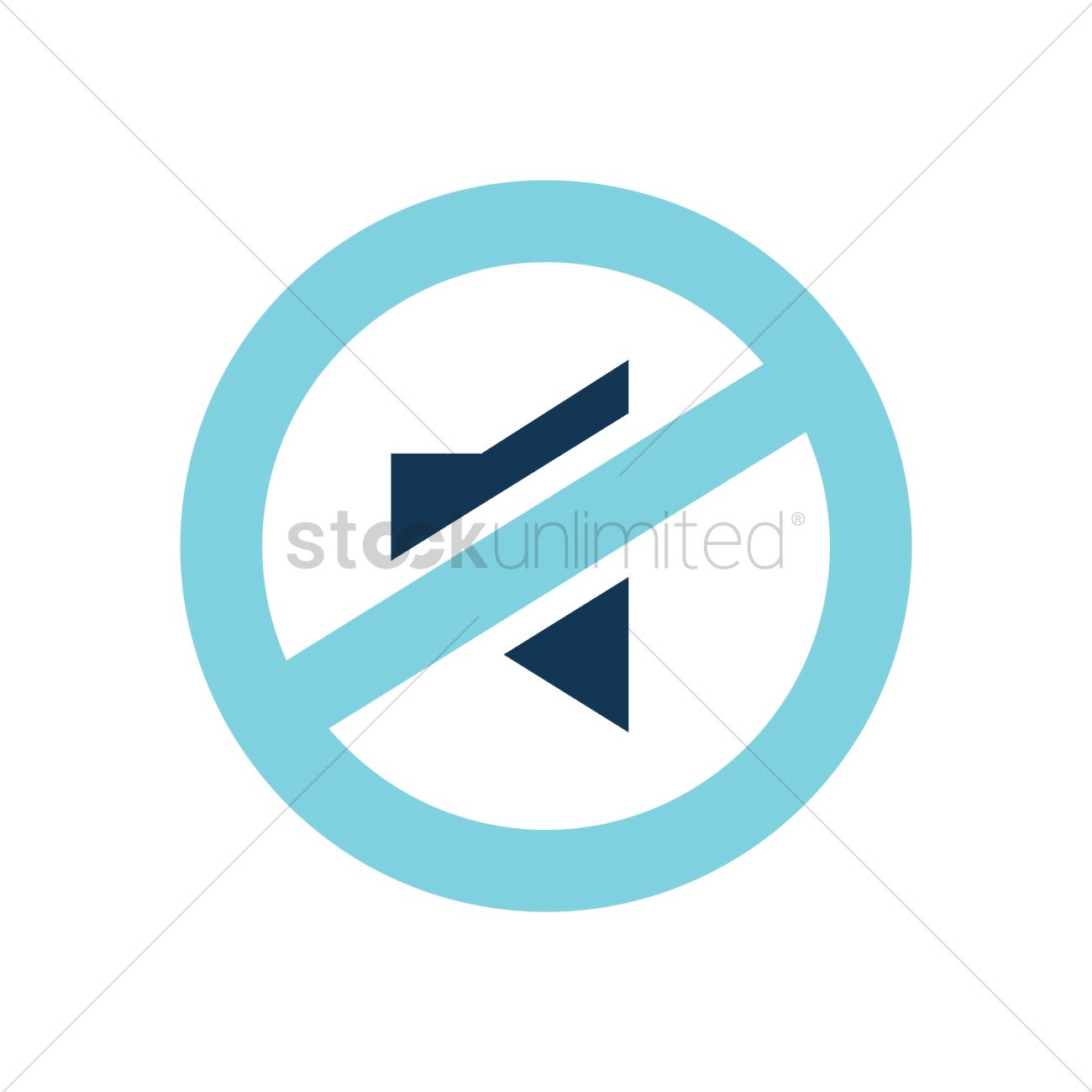 1300x1300 Mute Button Icon Vector Image