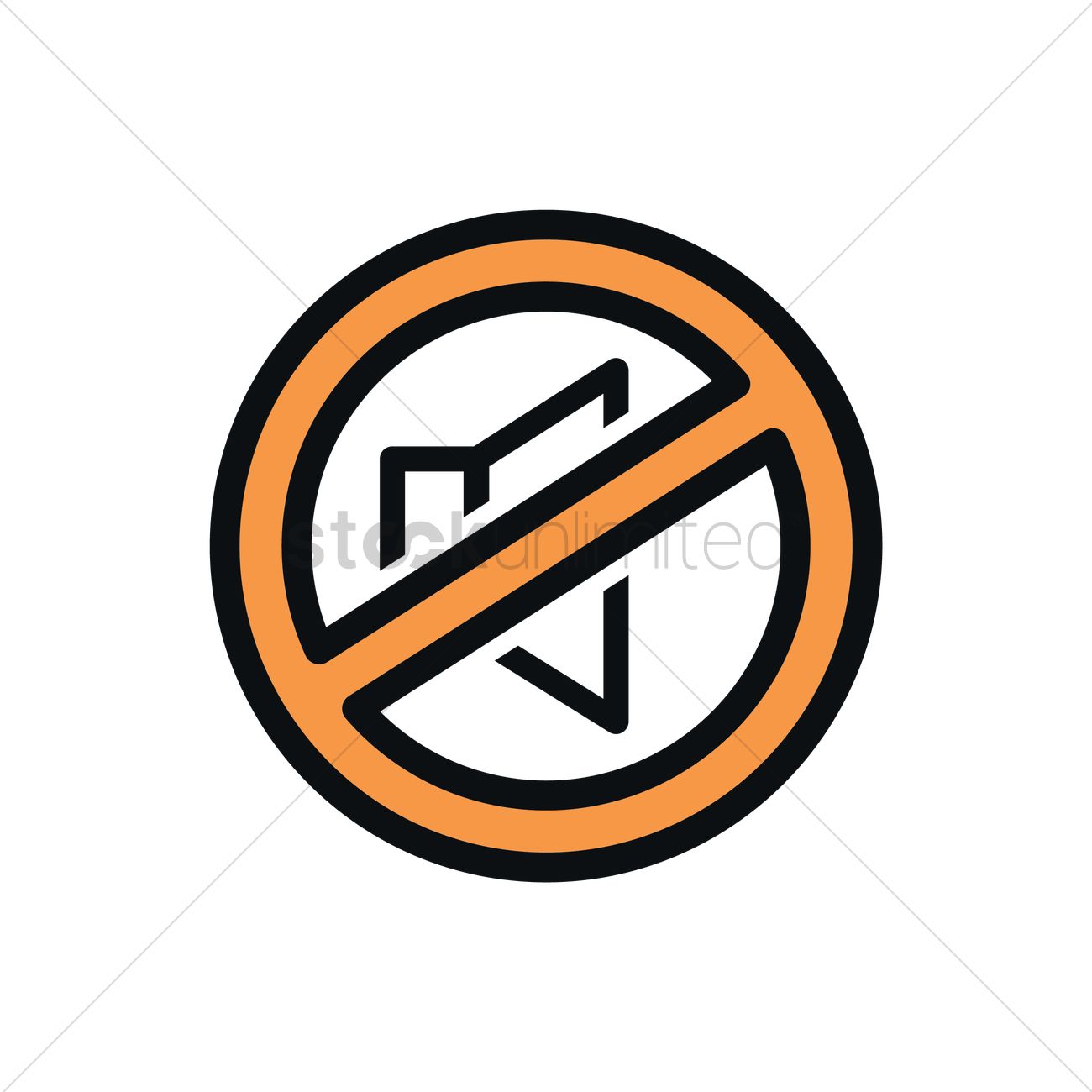 1300x1300 Mute Button Icon Vector Image