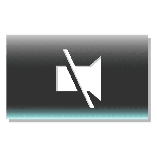 512x512 Mute Button Rectangle Icon