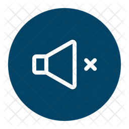 256x256 Mute Icon Of Flat Style