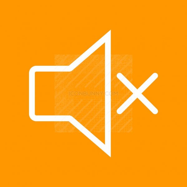 600x600 Mute Line Multicolor Bg Icon