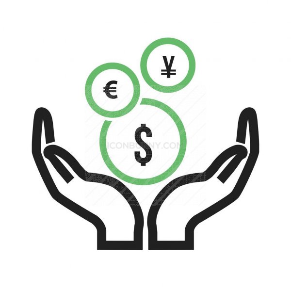 600x600 Mutual Fund Line Green Black Icon