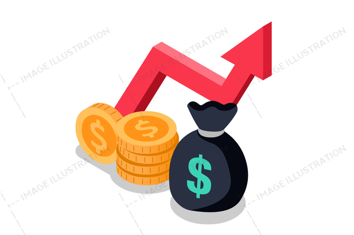 690x459 Mutual Found Money Icon Vector Illustration