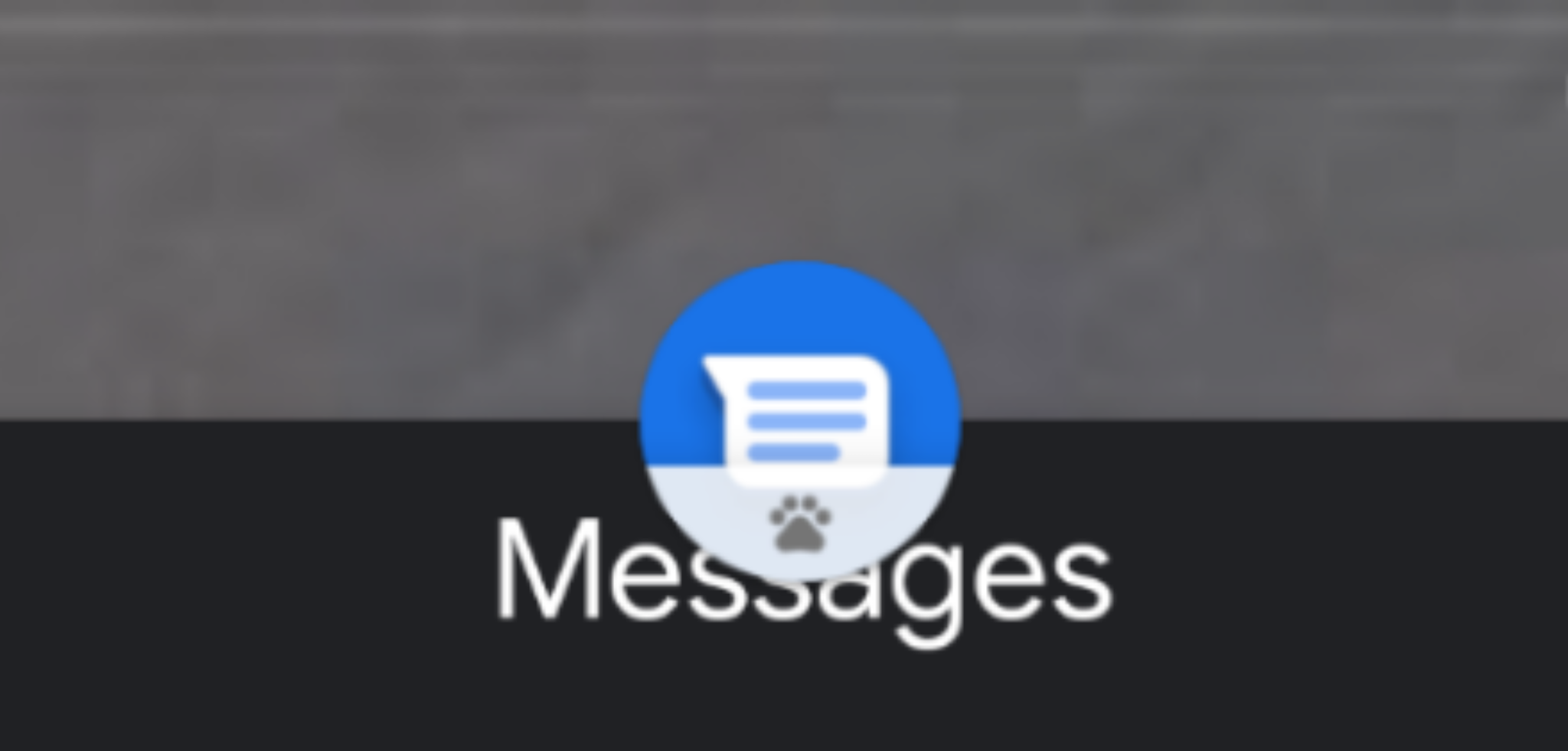 2048x981 Paw Print On App Icon Googlepixel