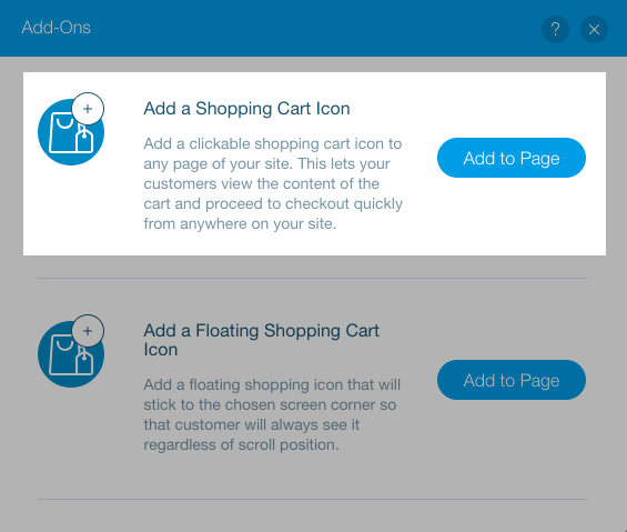 565x479 Adding Shopping Cart Icon To Your Ecwid Store On Wix Ecwid Help