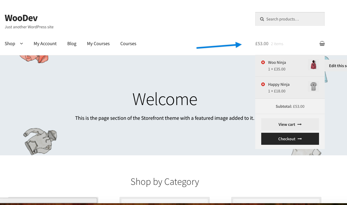 1153x681 Cart Icon Not Showing