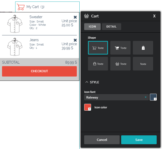 639x590 E Shop Cart Webself