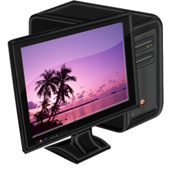 256x256 My Computer Desktop Icon Download Vivid Icons Iconspedia