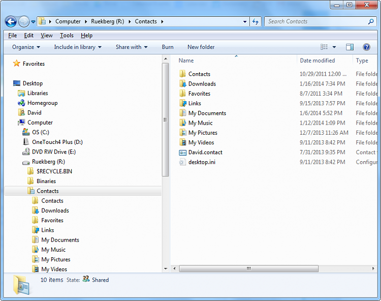 750x592 Mistakenly Set Contacts Folder As Documents Folder For All