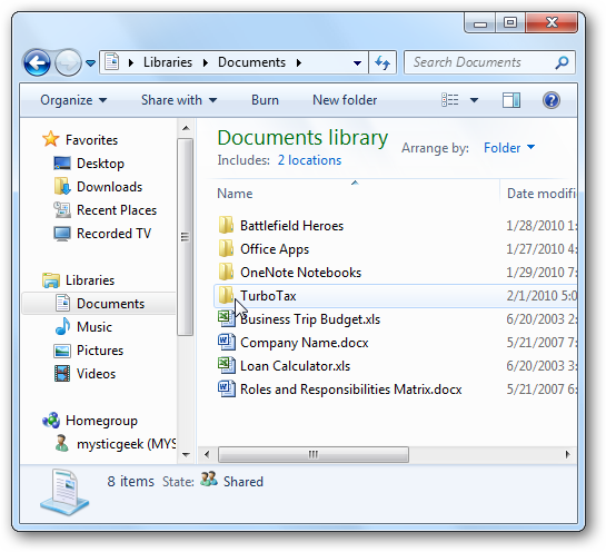 545x496 Understanding The Libraries Feature In Windows