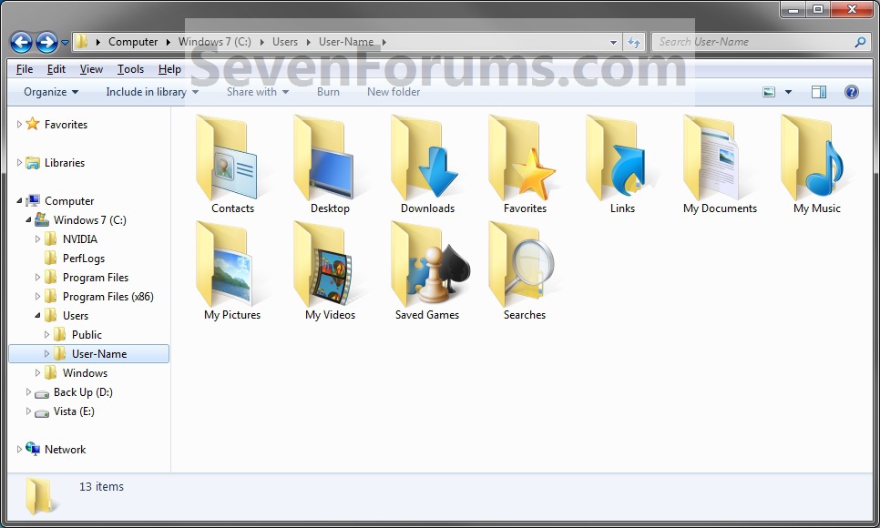 My Documents Icon Windows 7 at Vectorified.com | Collection of My ...