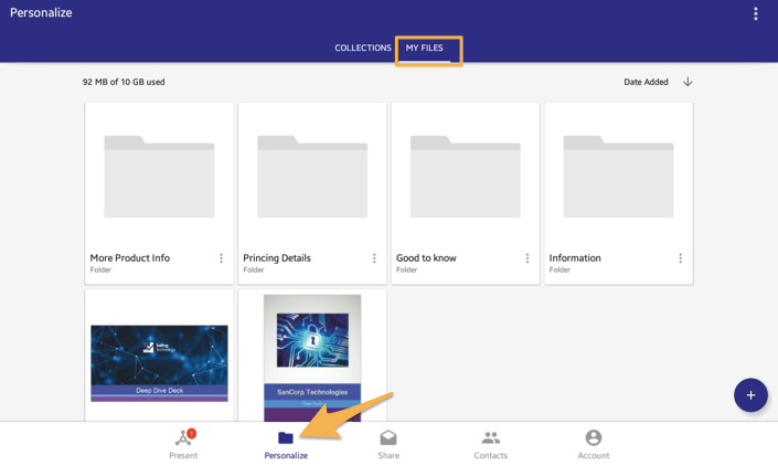 705x422 Upload Personal Content To My Showpad Help Center