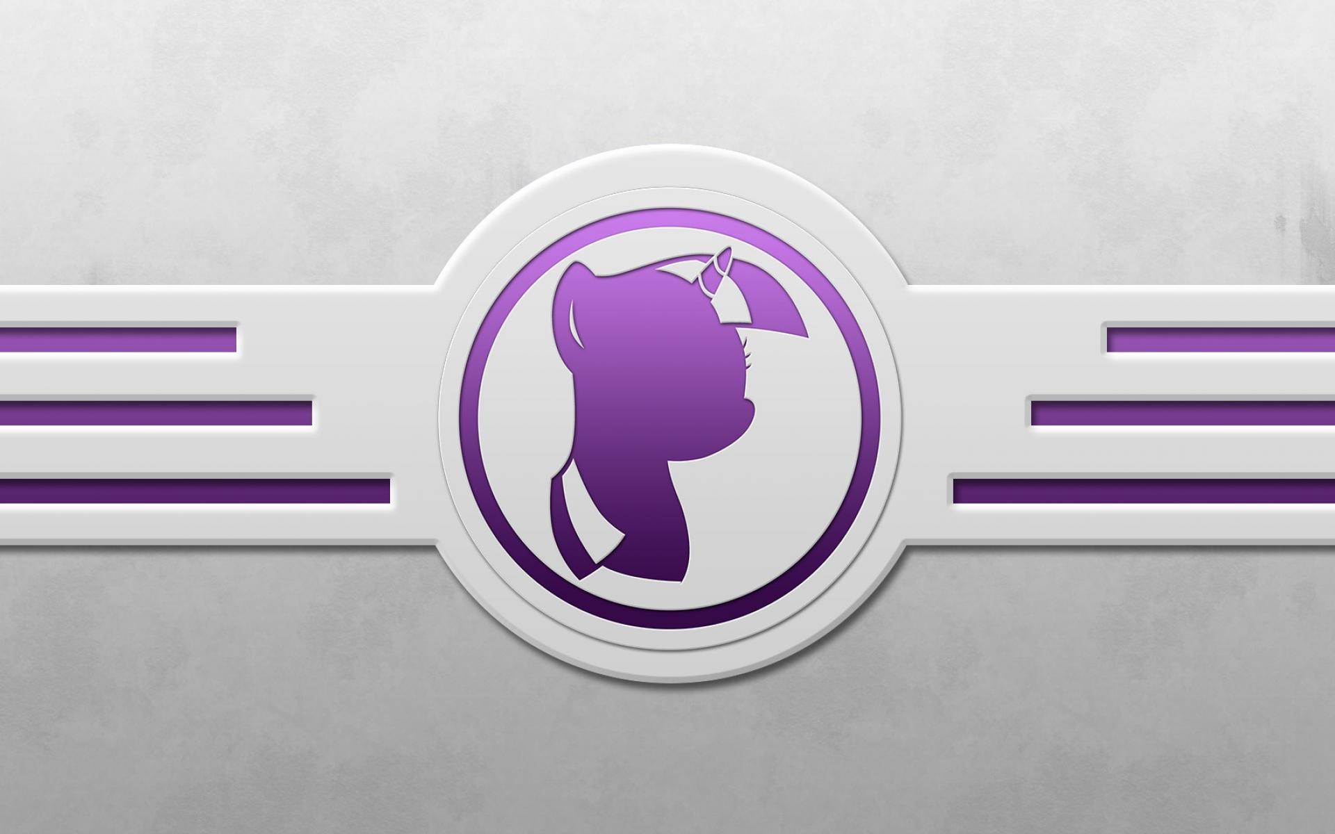 1920x1200 Minimalistic My Little Pony Twilight Sparkle Icon Wallpaper