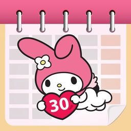 256x256 Calendar My Melody Sanrio Friends