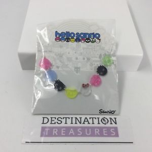 300x300 Hello Sanrio Kitty Lucite Round Icon Necklace Twin Stars My Melody