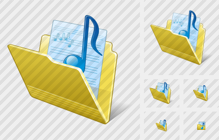 432x276 Folder My Music Icon Vista Artistic Professional Stock Icon