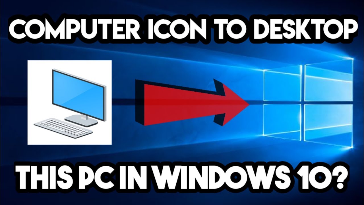 Computer Icon To Desktop In Windows My Computer 1280x720 Computer Icon To Desktop In Windows My Computer