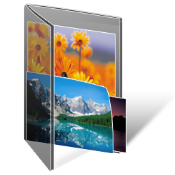 256x256 My Pictures Folder Icons, Free Icons In Glass Folder