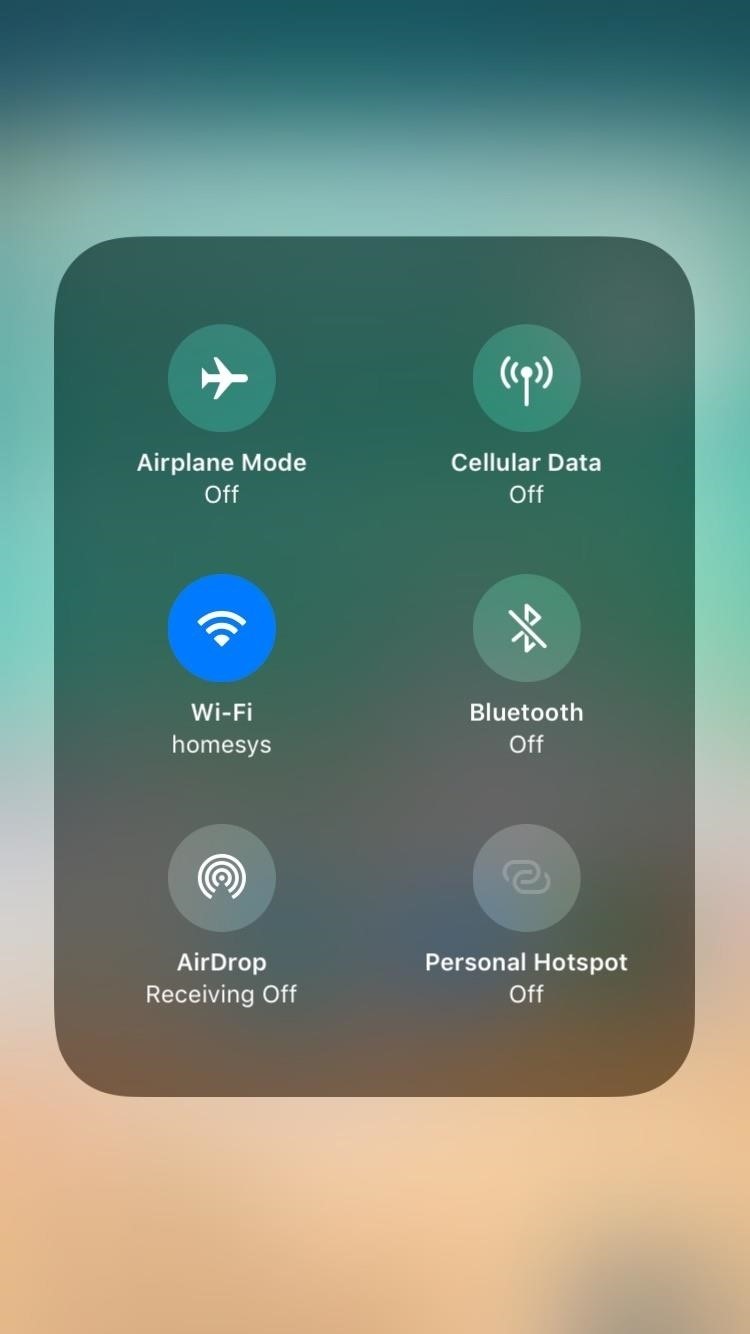 750x1334 How To Access Your Airdrop Settings In Ios New Control Center