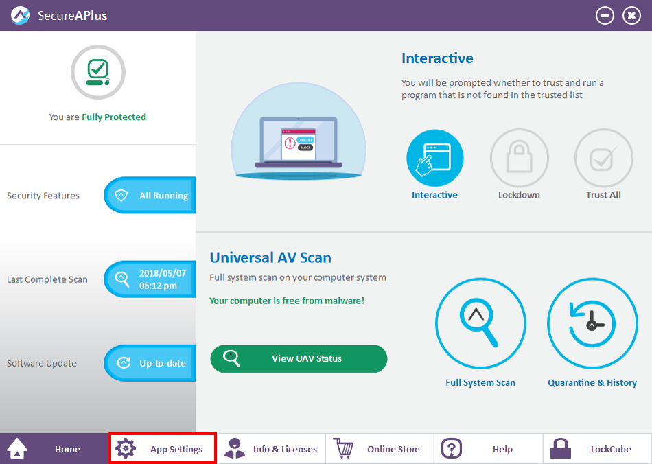 950x676 How To Set My Password Protected Settings Secureaplus Support Pages