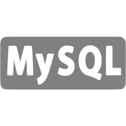 256x256 Gray Mysql Icon