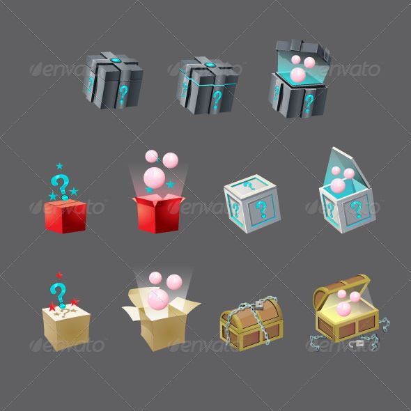 Mystery Box Here Are Five Different Boxes Has Been Illustrated 590x590 Mystery Box Here Are Five Different Boxes Has Been Illustrated