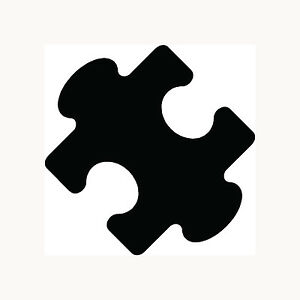 300x300 Puzzle Piece Sticker Fun Car Vinyl Window Decal Laptop Jigsaw