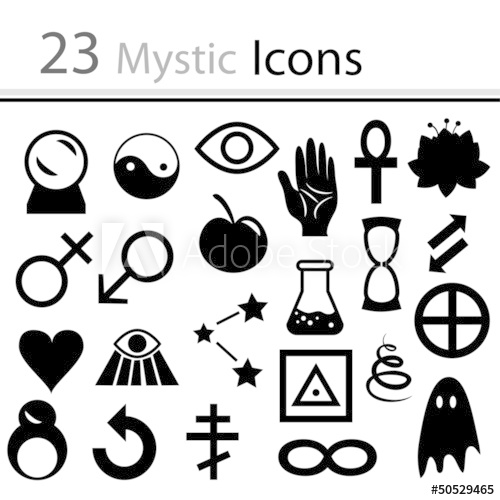 500x500 Set Of Mystic Icons