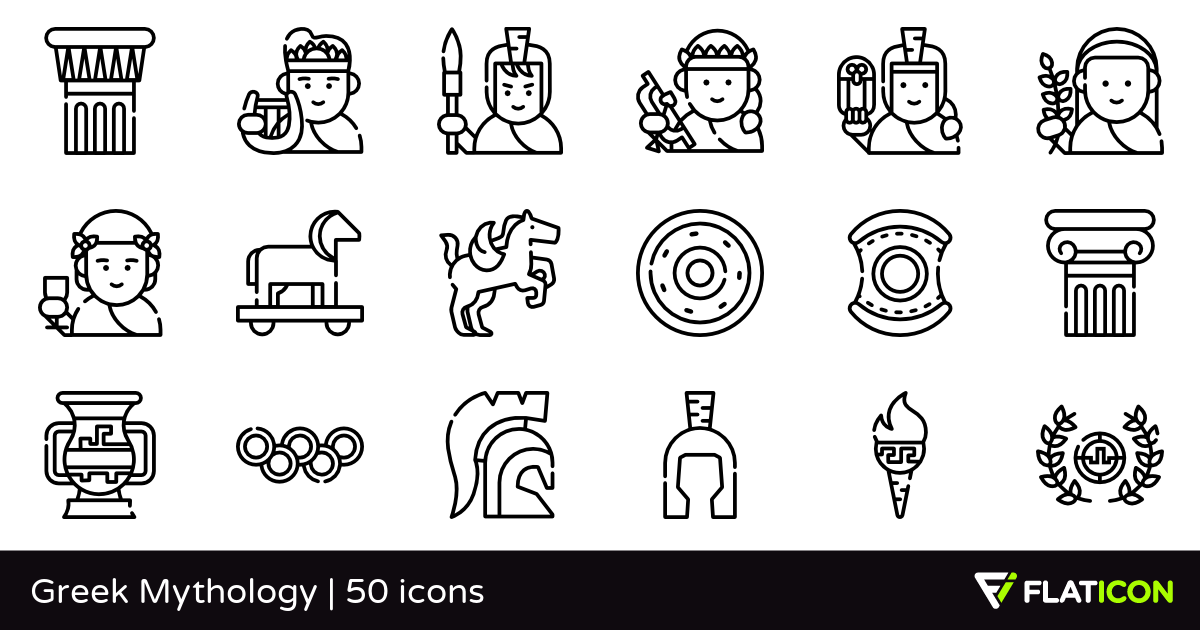 1200x630 Greek Mythology Free Icons