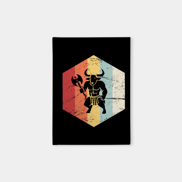 630x630 Retro Vintage Greek Mythology Minotaur Icon