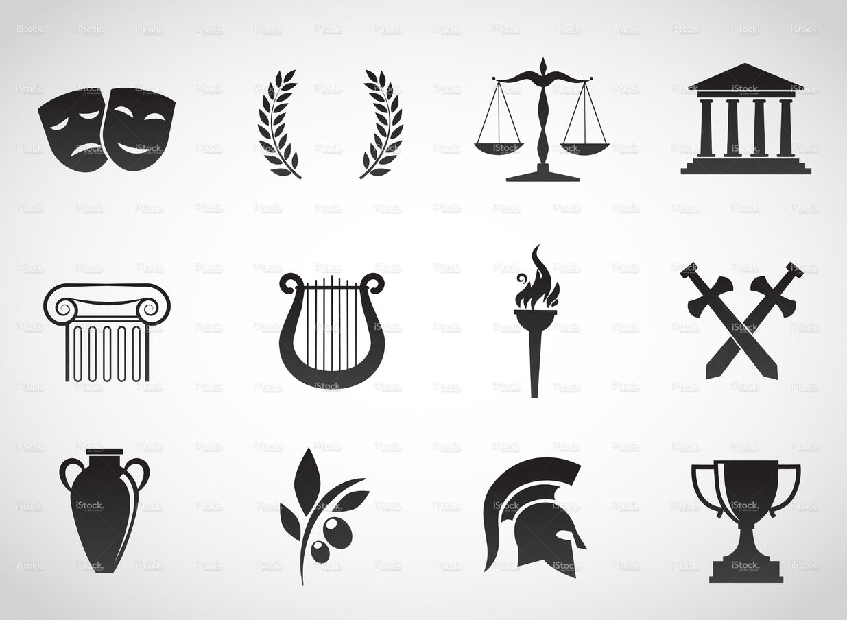 1235x904 Vector Icon Set Tattoo Ancient Greek Tattoo, Ancient Tattoo
