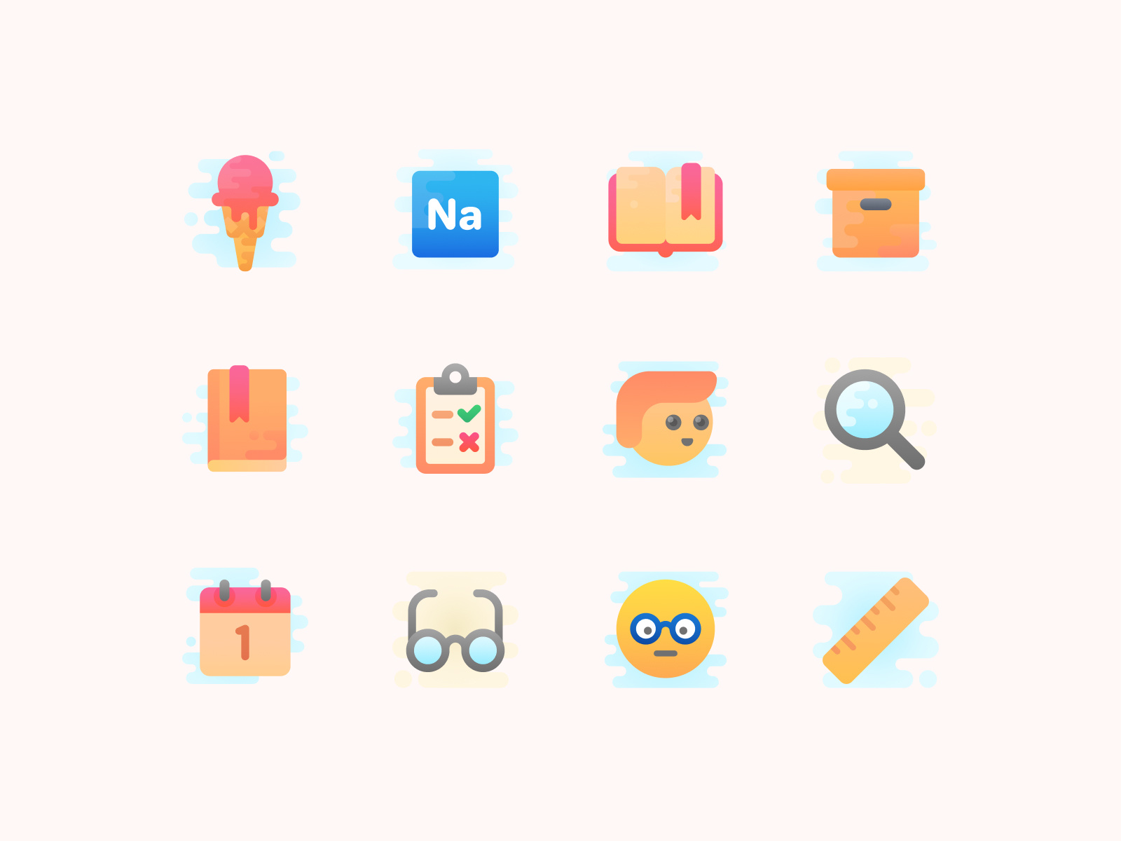 1600x1200 Cute Clipart Education Icons