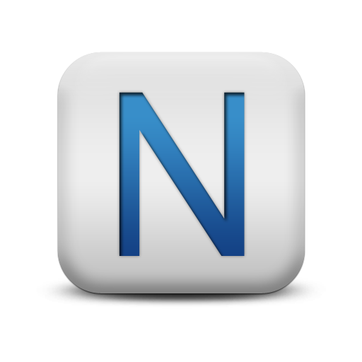 512x512 Library Letter N Icon