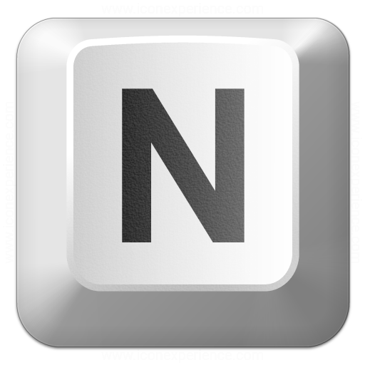 512x512 Iconexperience V Collection Keyboard Key N Icon