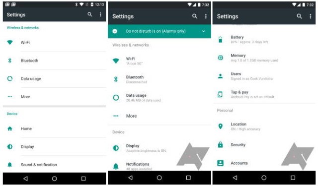 640x375 Android N Will Get A New System Settings Design Ubergizmo
