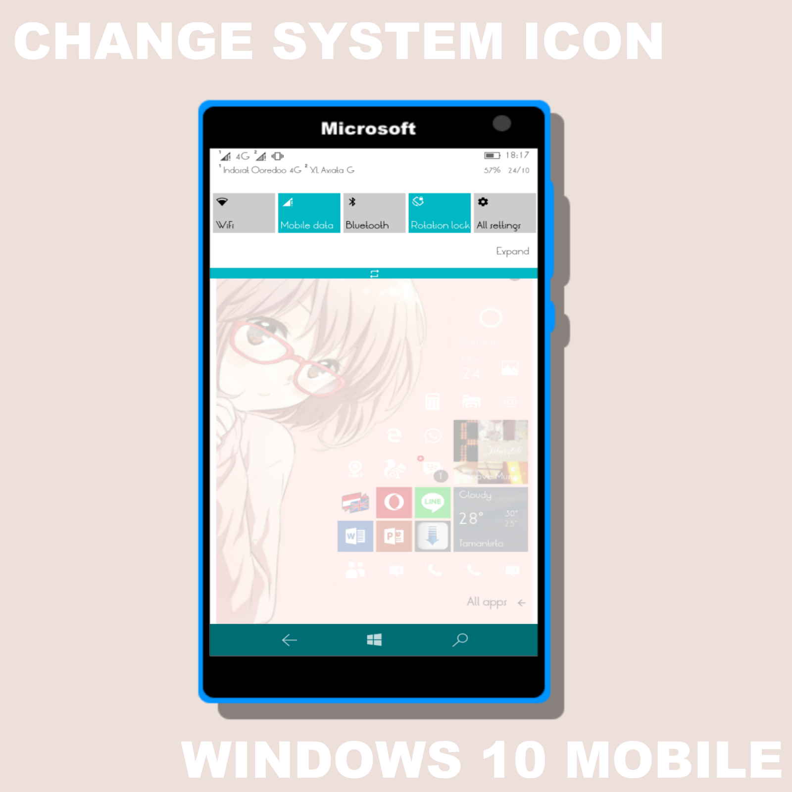 1600x1600 Change System Icon Windows Mobile