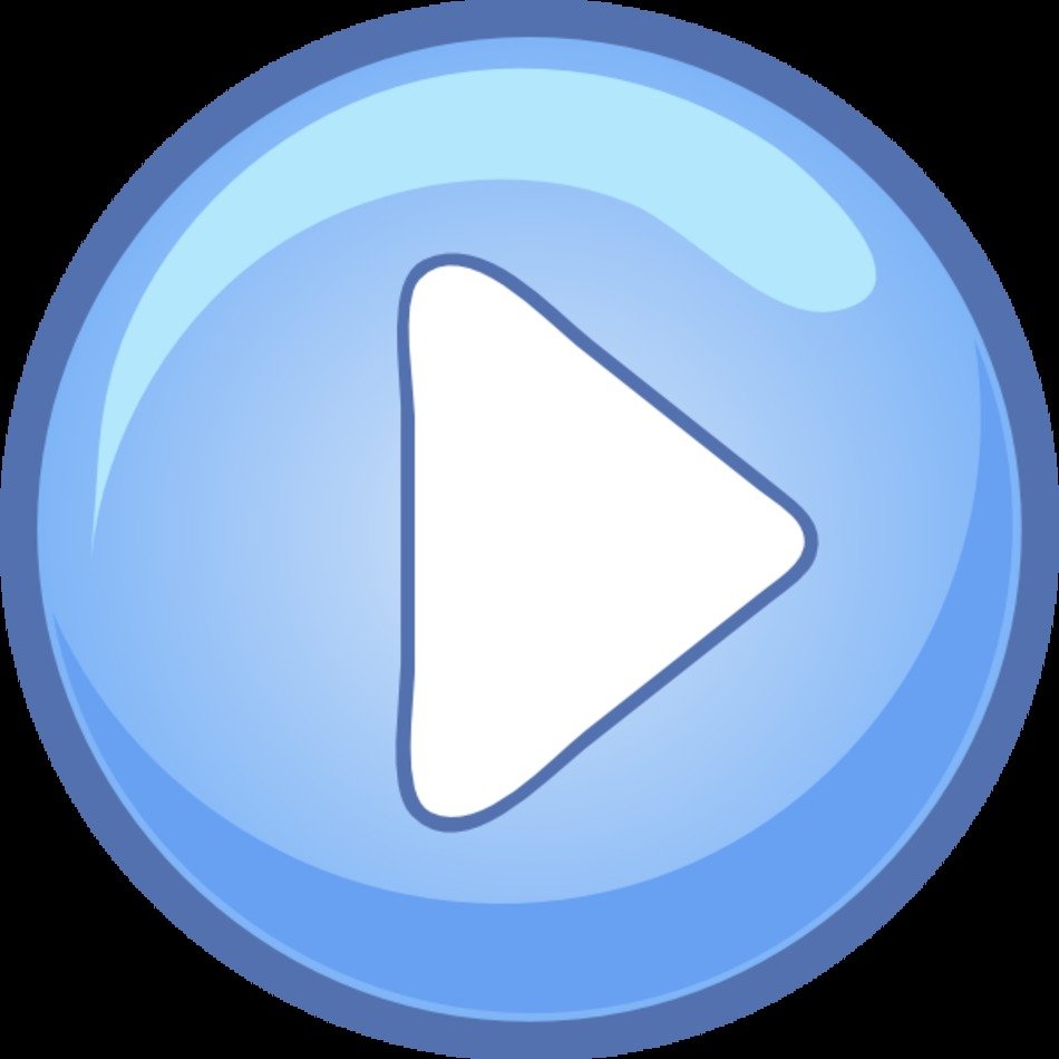 950x950 Play Button Icon Free Image