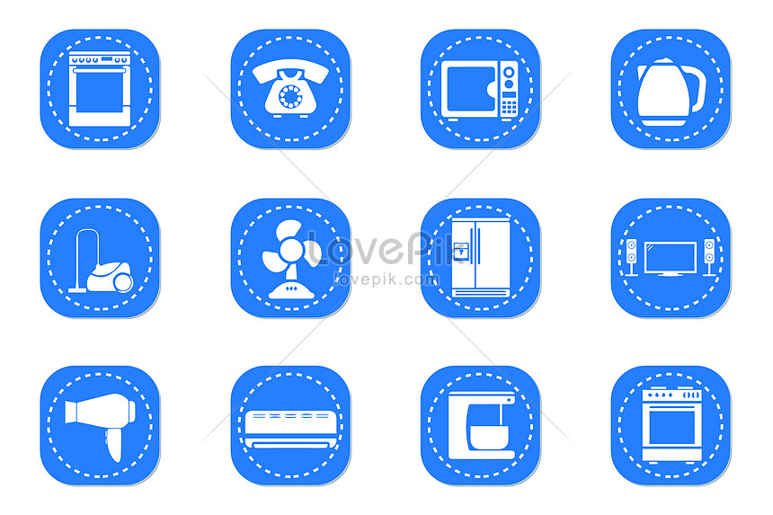 860x573 Mga Gamit Sa Bahay Na Icon Larawan Numero Ng Graphics