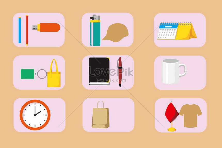 860x573 Mga Maliliit Na Gamit Na May Maliit Na Icon Larawan Numero Ng