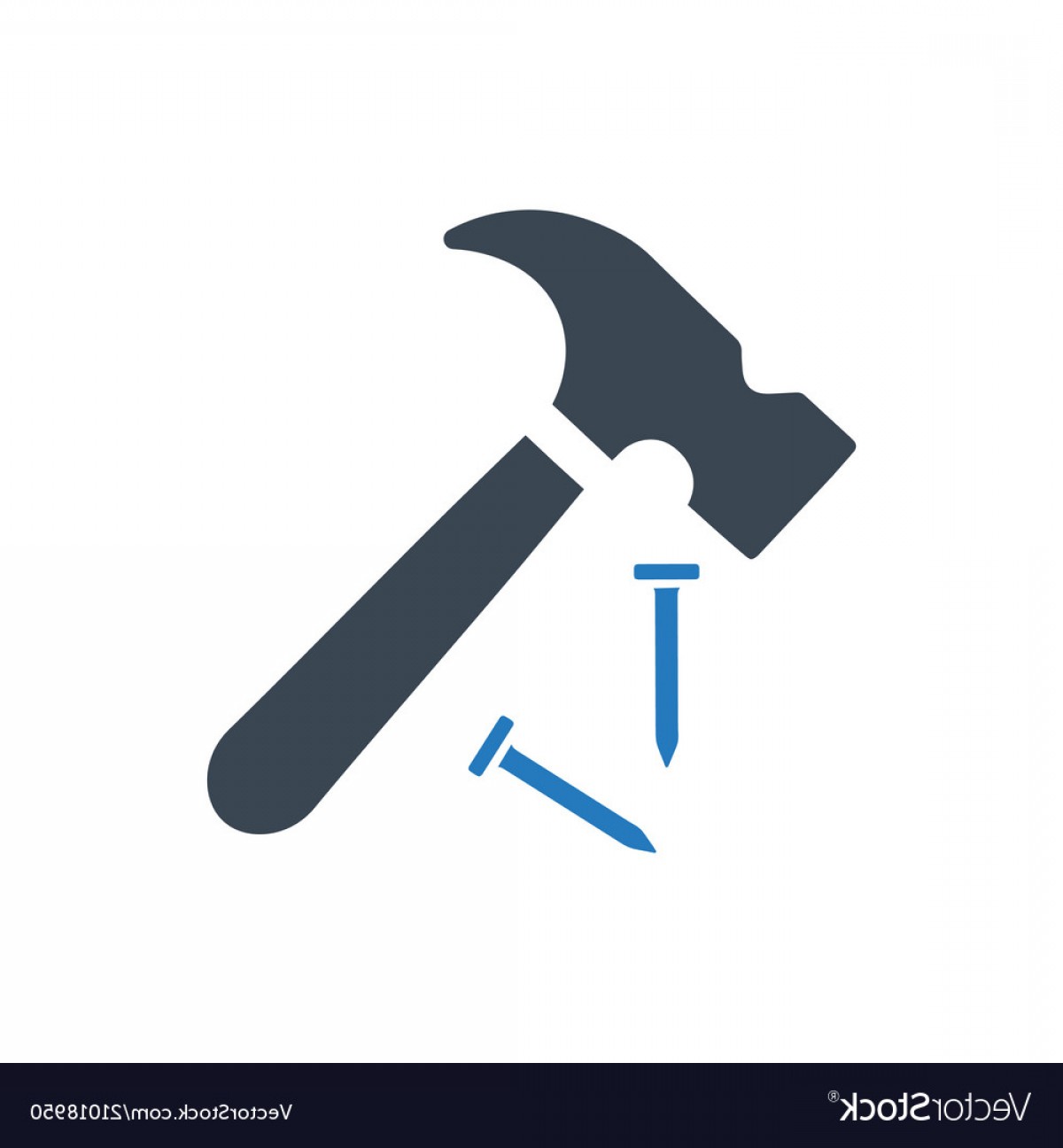 1200x1296 Nail Icon Vector Catchsplace