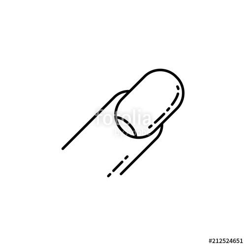 500x500 Nail Icon Element Of Make Up And Cosmetics Icon For Mobile