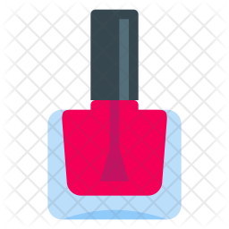 256x256 Nail Polish Icon Of Flat Style