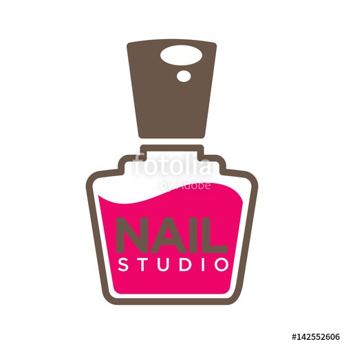 500x500 Manicure Salon Or Nails Design Studio Vector Polish Bottle Icon