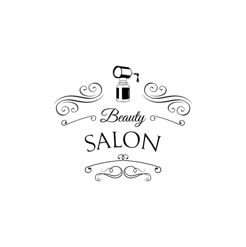 794x799 Beauty Salon Logo Nail Polish Icon Nail Salon Etsy