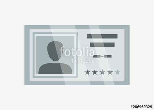 500x356 Identification Id Card Icon Name Tag Badge, Employee Pass Card