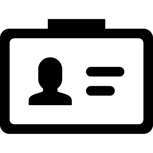 512x512 Person Wearing Employee Name Badge Name